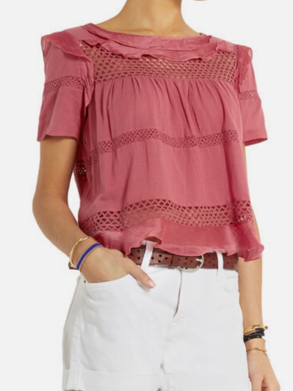 Isabel Marant Cole silk / cotton blouse